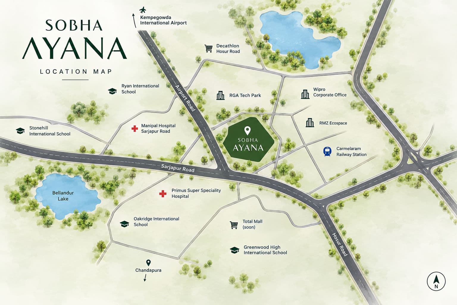Sobha Ayana Location